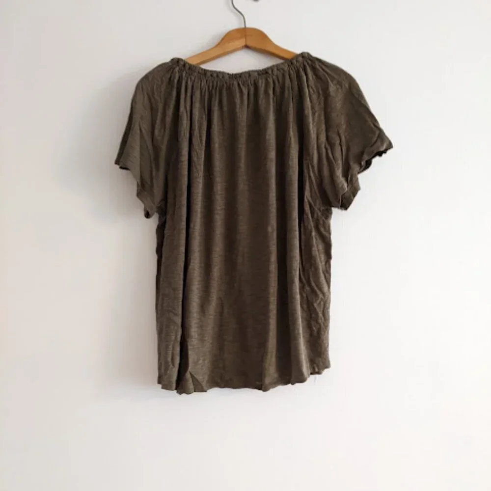 Preswick & Moore Olive Green Shirt Size 2X - Picture 6 of 9